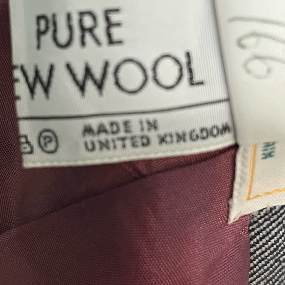 Vintage Brown’s Of Bermuda Wool Maxi Pleaded Skirt - Picture 8 of 10